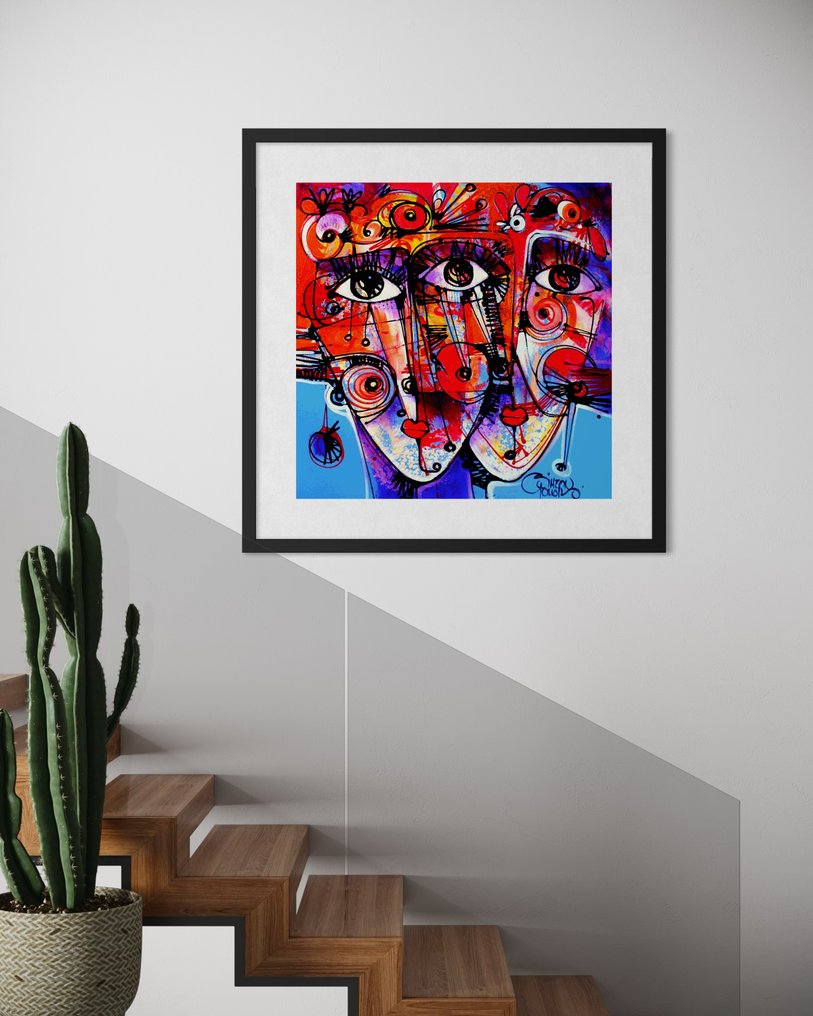 Simeon Gonzales - Juntos con Flores (NO RESERVE PRICE) #4.3