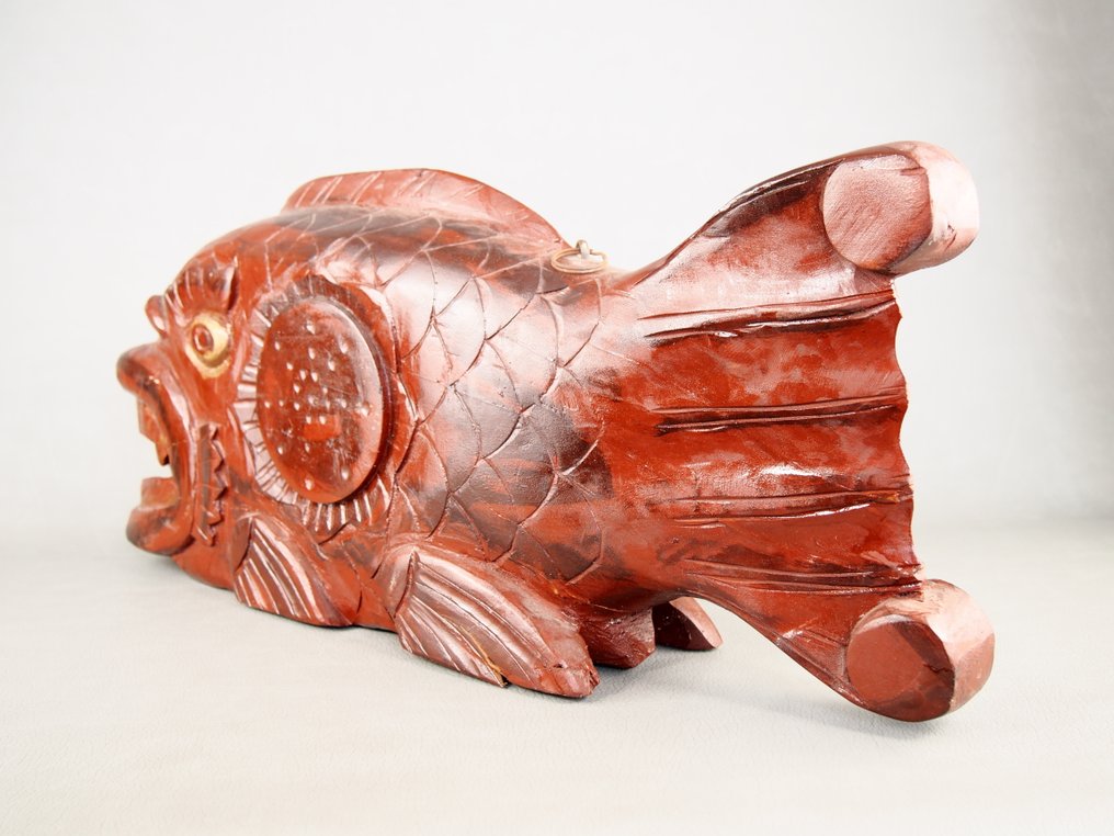 Temples doorbell to tell the time from the Edo to Meiji periods - Σκάλισμα Ξύλο - Ιαπωνία - Edo Period (1600-1868) #2.1