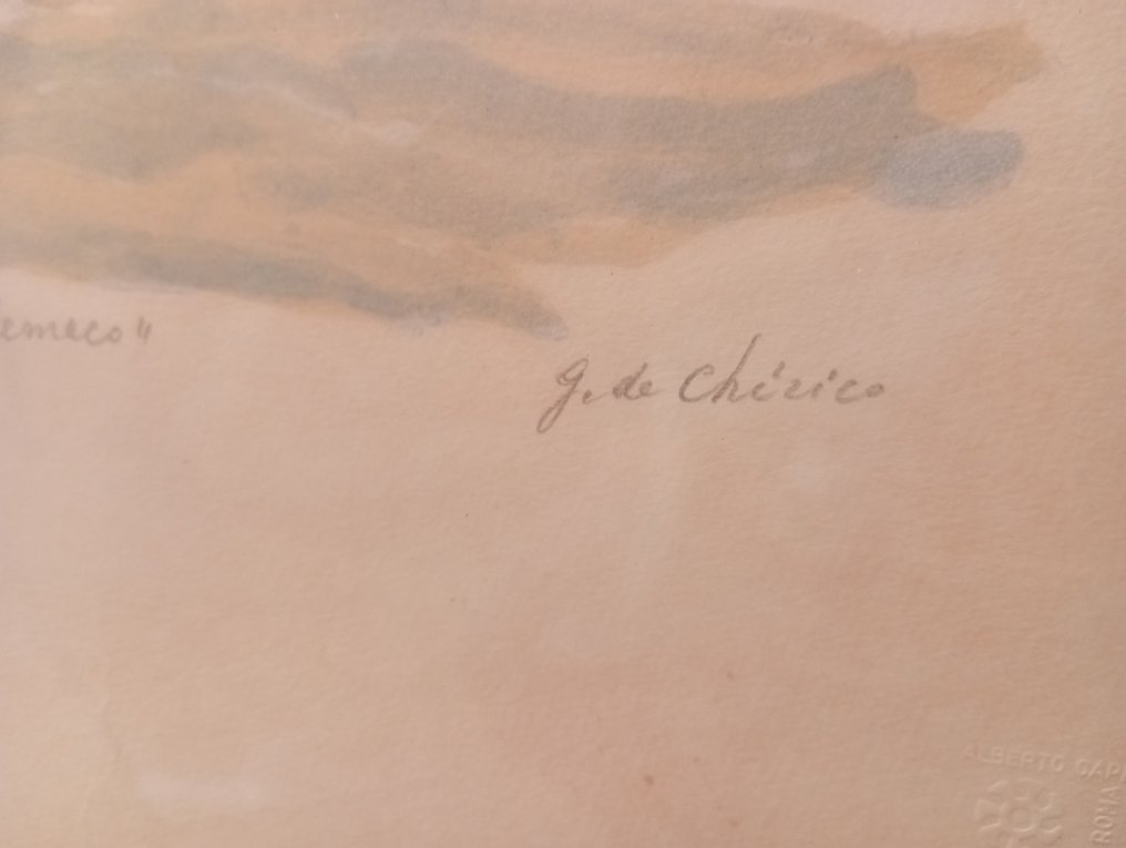 Giorgio De Chirico (1888-1978) - Il cavallo di Telemaco #1.0