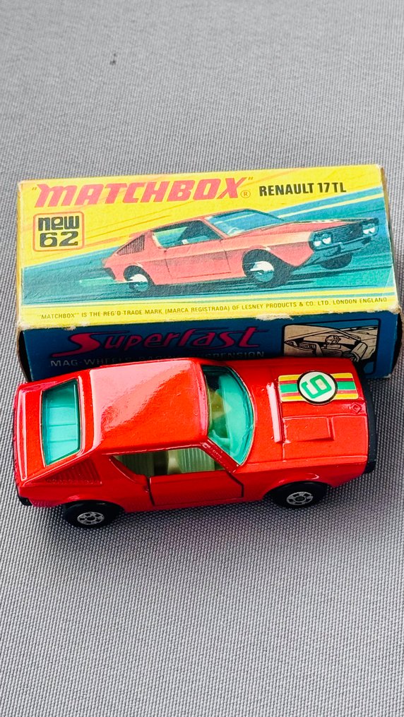 Matchbox 1:64 - Modelbil - Matchbox Superfast 62 Renault 17TL, Boxed #2.1