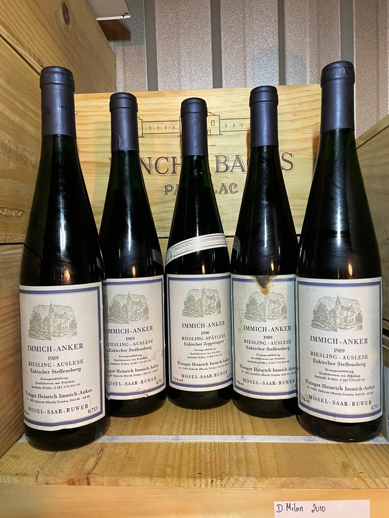 1989 Immich-Anker Riesling - Mosel Auslese, Spätlese - 5 Pullot (0.7 L) #1.0