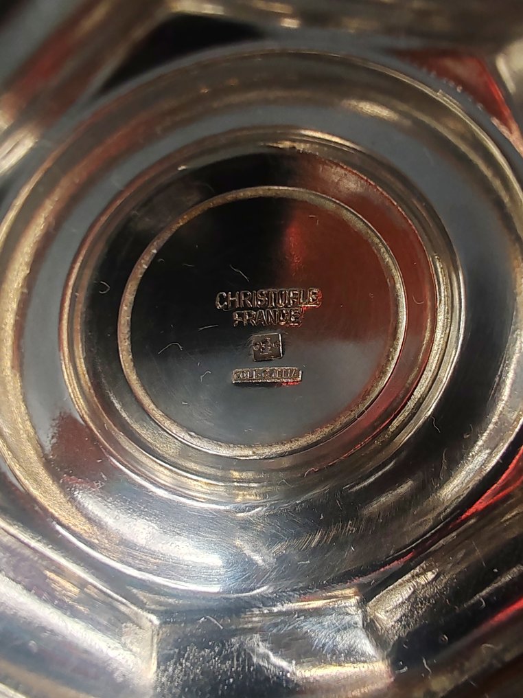 Christofle - Koffie- en theeservies (4) - Art Déco - Verzilverd - Colbert #4.3