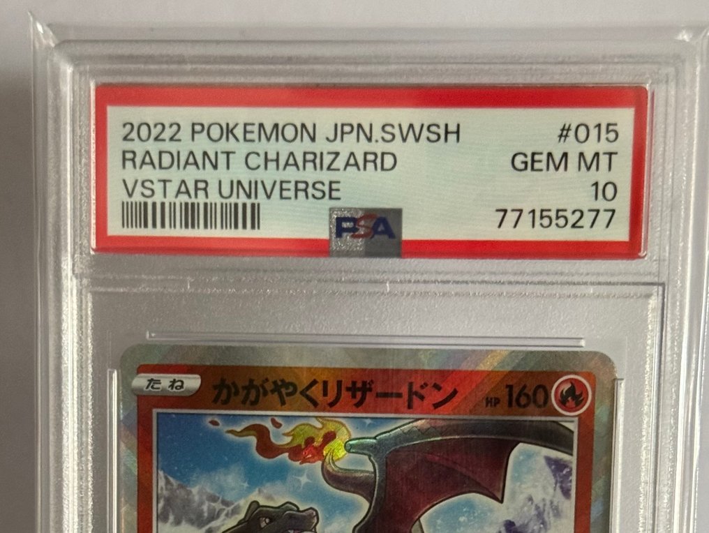 Pokémon - 1 Graded card - Charizard #015 Foil - PSA 10 - Sword & Shield #2.1