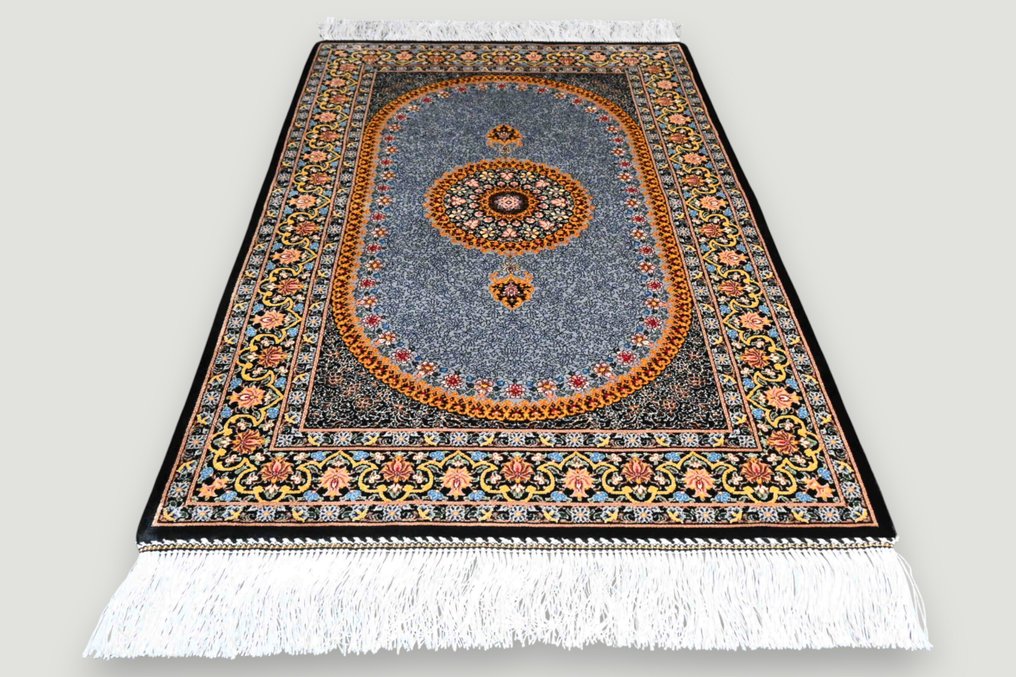 Luksuriøst silke - Teppe - 90 cm - 60 cm - ubrukt tilstand #3.2