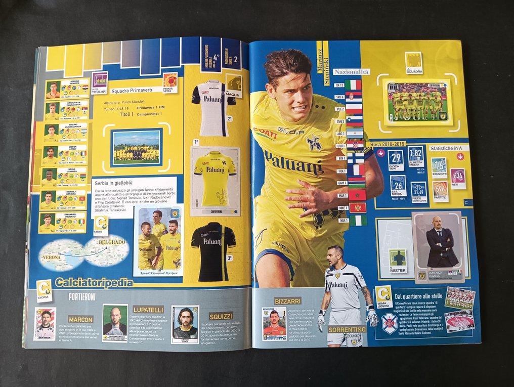 Panini Calciatori 2018/19 completo con aggiornamenti - 1 Álbum completo - Casi impecable (CI) #3.2
