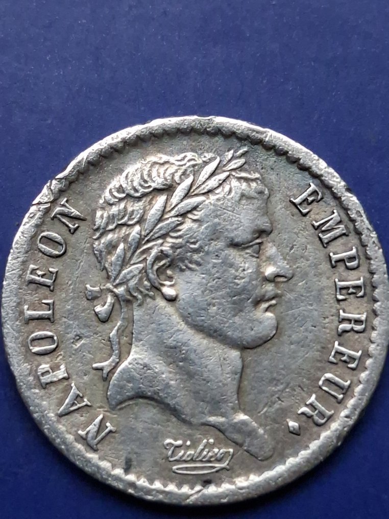 France. Napoléon I (1804-1814). 1/2 Franc 1808-A, Paris  (No reserve price) #2.1