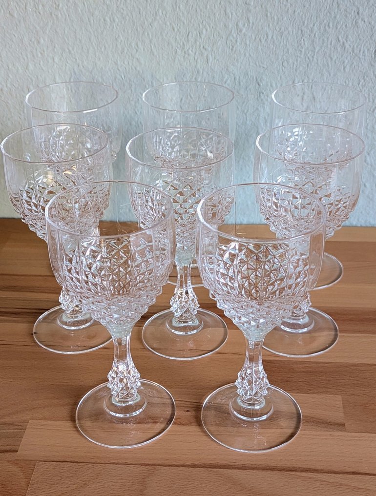 Cristal d'Arques - Italkiegészítők (8) - Chenoncaux - Kristály - Weingläser, Trinkgläser #3.2