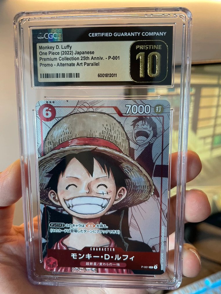 Bandai - 1 Graded card - One Piece - Monkey D. Luffy - CGC 10 #1.0