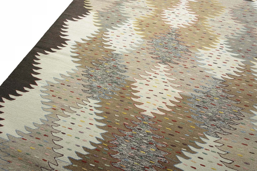 Handgewebter Designer Kelim - Afghan Weave - Kelim - 305 cm - 208 cm #2.1