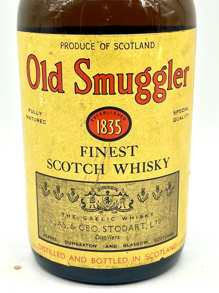 Old Smuggler - Jas. & Geo. Stodart, Ltd.  - b. 1950s - n/a #1.0