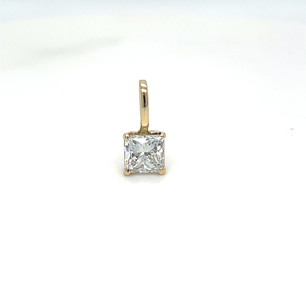 沒有保留價 - 墜飾 - 14 克拉 黃金 -  1.00ct. tw. 鉆石 (實驗室培育) #1.0