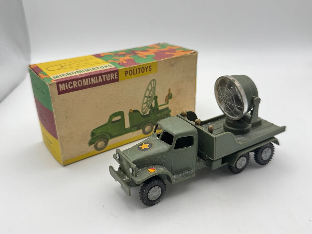 Politoys - Véhicule militaire miniature (2) - Autocarri militari - Pas de prix de réserve #1.0