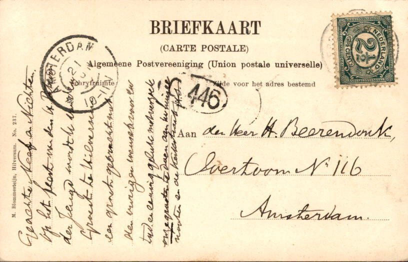 Netherlands - Hilversum - Postcard (126) - 1900-1960 #3.2