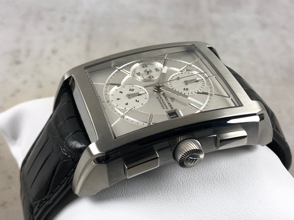 Maurice Lacroix - Pontos Rectangulaire Chronograph Automatic - PT6197.SS001.130 - Mænd - 2010-2020  #3.2