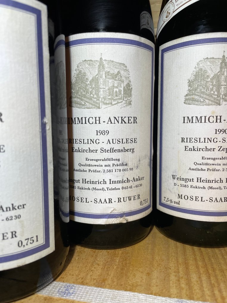 1989 Immich-Anker Riesling - Mosel Auslese, Spätlese - 5 Pullot (0.7 L) #3.2