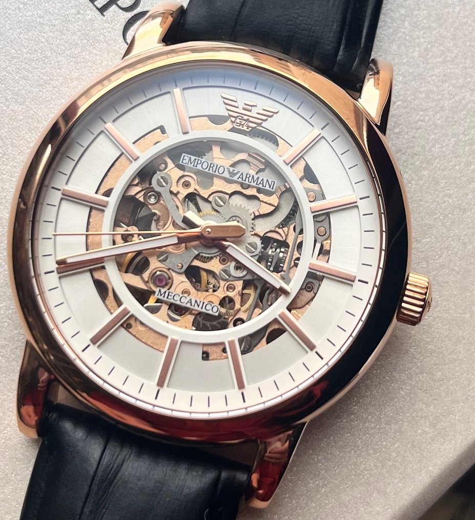 Emporio Armani - Meccanico AR60007 Automatic Skeleton - No reserve price - Men - 2010-2020  #1.0