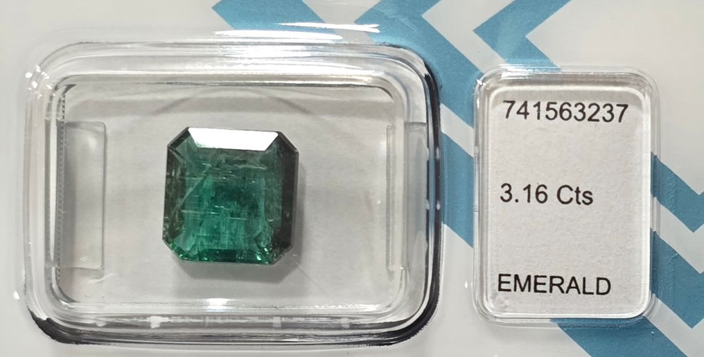 Fără preț de rezervă Verde Smarald  - 3.16 ct - IGI (Institutul gemologic internațional) - Moderează uleiul #3.2
