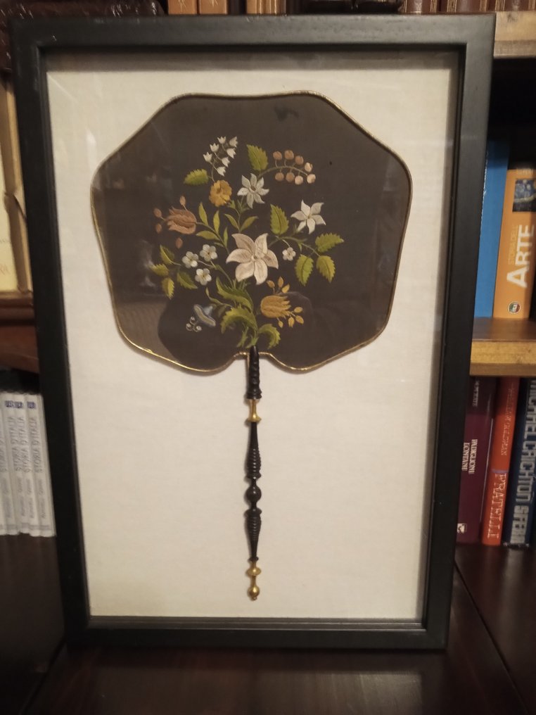 Ventaglio - Seta, Cotone, Legno - Paravento vittoriano #3.2