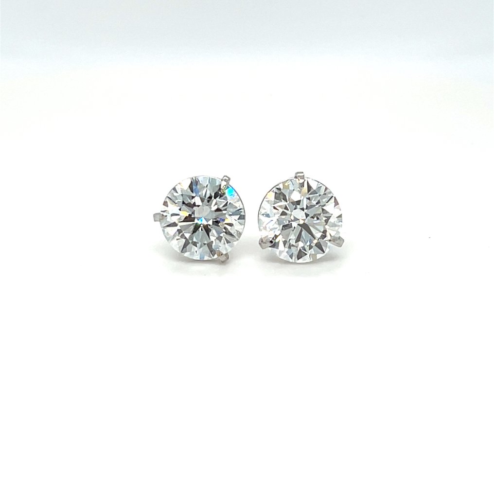 Ohrringe - 14 kt Weißgold -  5.02ct. tw. Diamant (Laborgezüchtet (Lab Grown)) #1.0