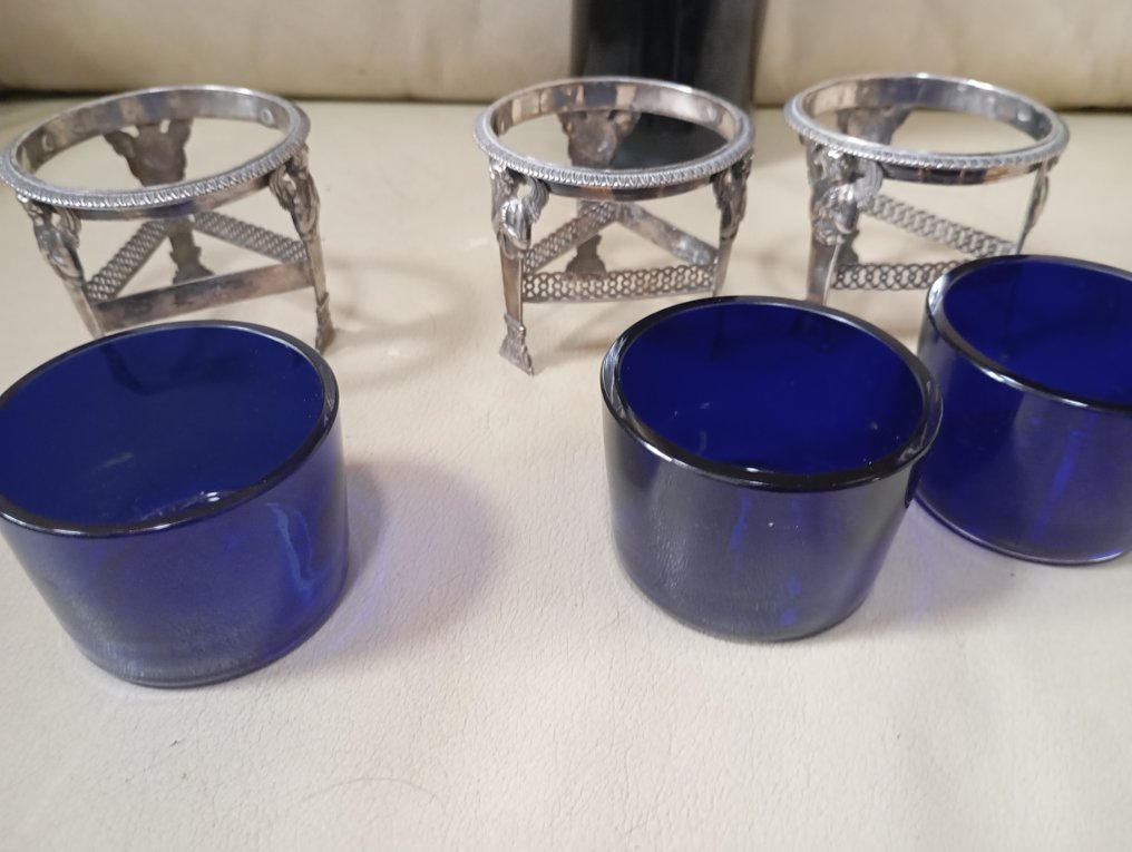 Centrepiece (3) - .950 silver - French empiricist 1809-1819 #4.3