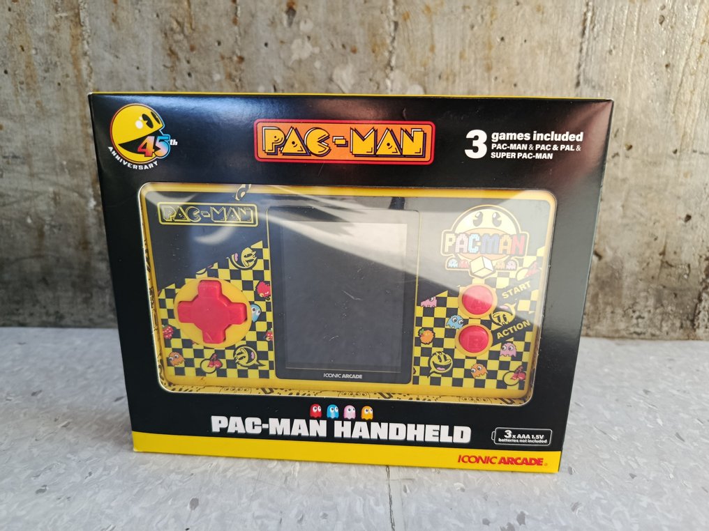 Bandai, Namco - iconic arcade - PAC-MAN Handheld “45th Anniversary” - Handheld game console - In original sealed box #1.0