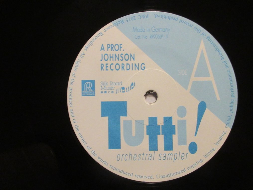 Various Artists - Tutti! Orchestral Sampler - 2xLP Album (double album) - 180 gram, Remastered - 2016 #3.2