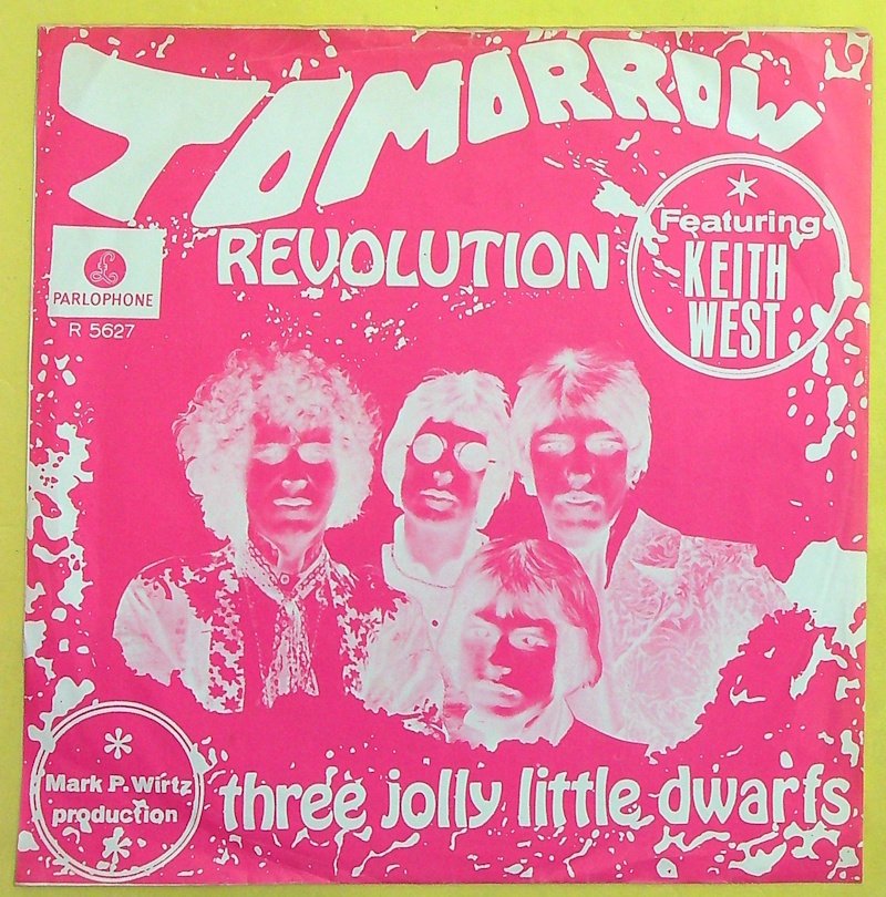 Tomorrow (Keith West / Mark Wirtz) - 1. My White Bicycle (1967) | 2. Revolution (1967) - Multiple titles - 45 RPM 7" Single - 1st Pressing - 1967 #2.1