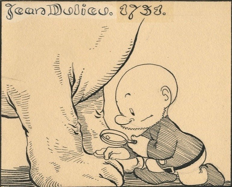 Dulieu, Jean - 1 Original drawing - Paulus de Boskabouter - gesigneerd (begin jaren 1950) #1.0