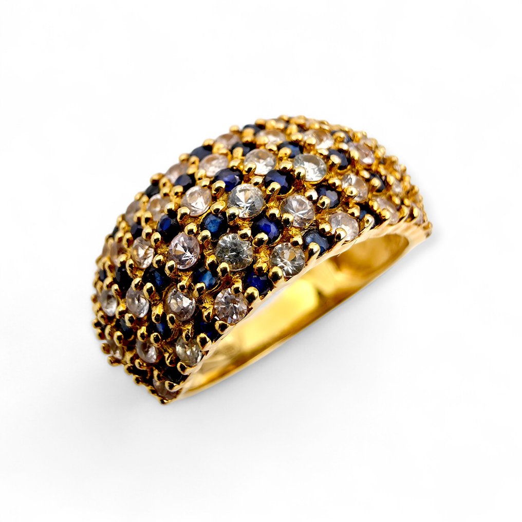 Senza prezzo di riserva - Anello Argento - Sapphire (Certificato) #1.0