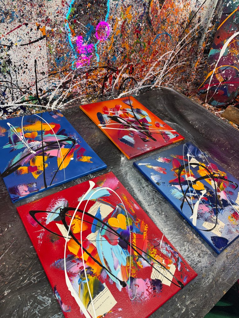 Michele Socionovo - Pagine d'amore (N4 quadri) #1.0