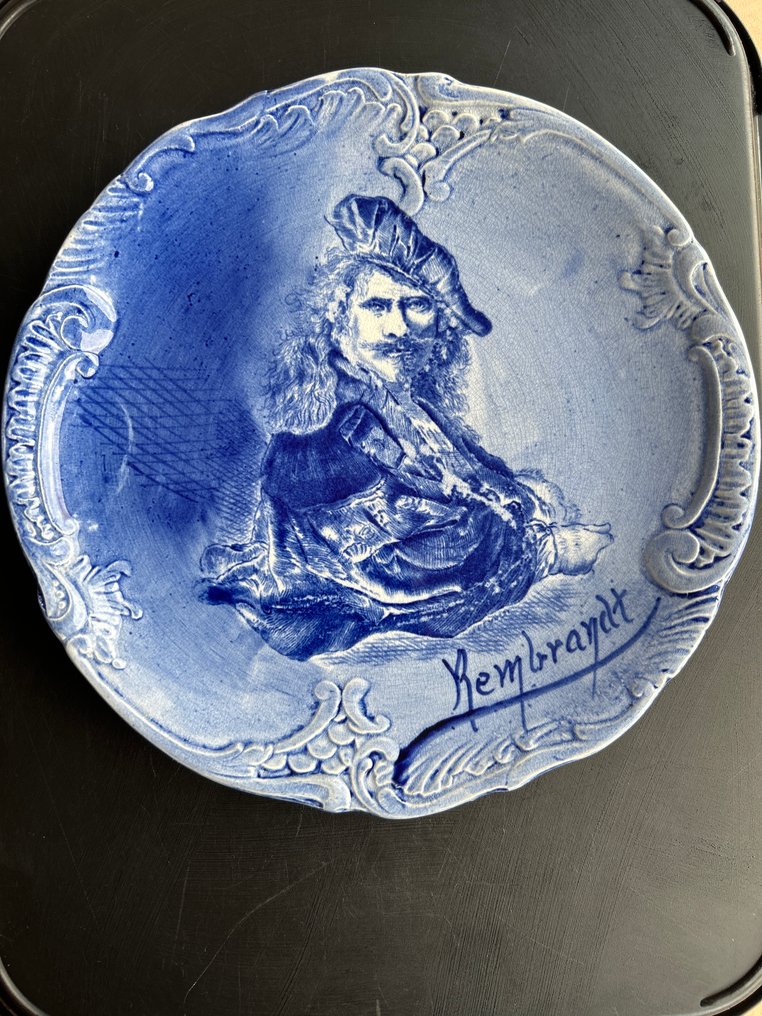 Delft, Plateelbakkerij - Πιάτο - Πορσελάνη - Rembrandt van Rijn #1.0
