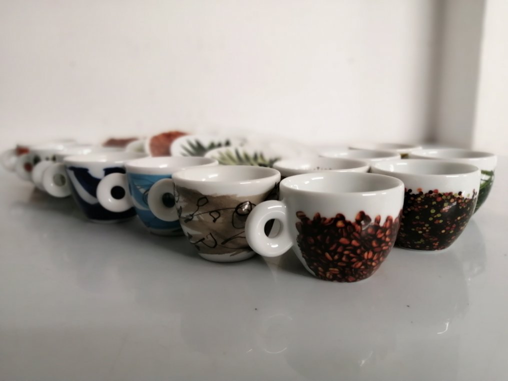 illy Art Collection - Tazzine Numerate - Matteo Thun - Coffee set for 6 - Porcelain #2.1