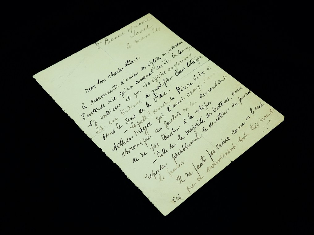 Max JACOB - lettre autographe signée - Mort de Picasso - Apollinaire - 1924 #1.0