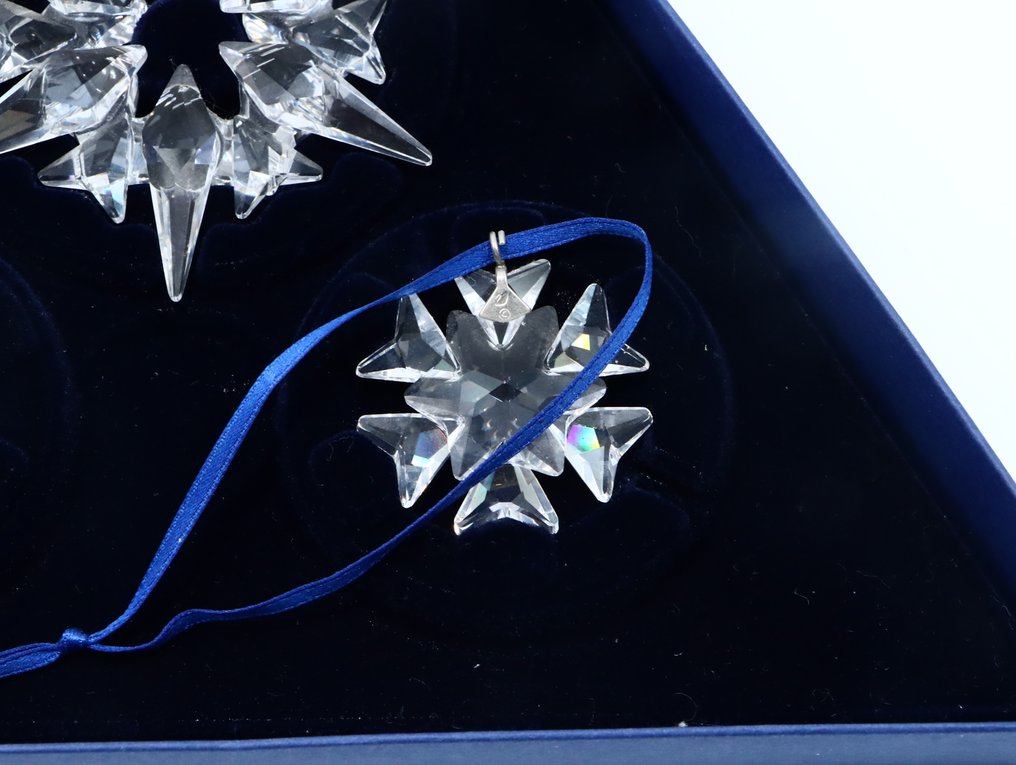 Figure - Swarovski Crystal - Kerststerren set - Jaarlijkse Editie 2007 (Boxed) - Crystal #2.1