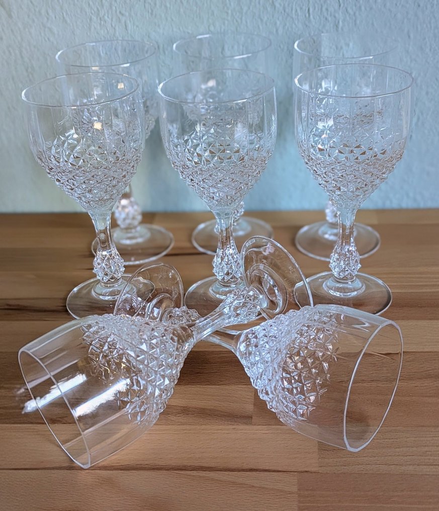 Cristal d'Arques - Italkiegészítők (8) - Chenoncaux - Kristály - Weingläser, Trinkgläser #1.0