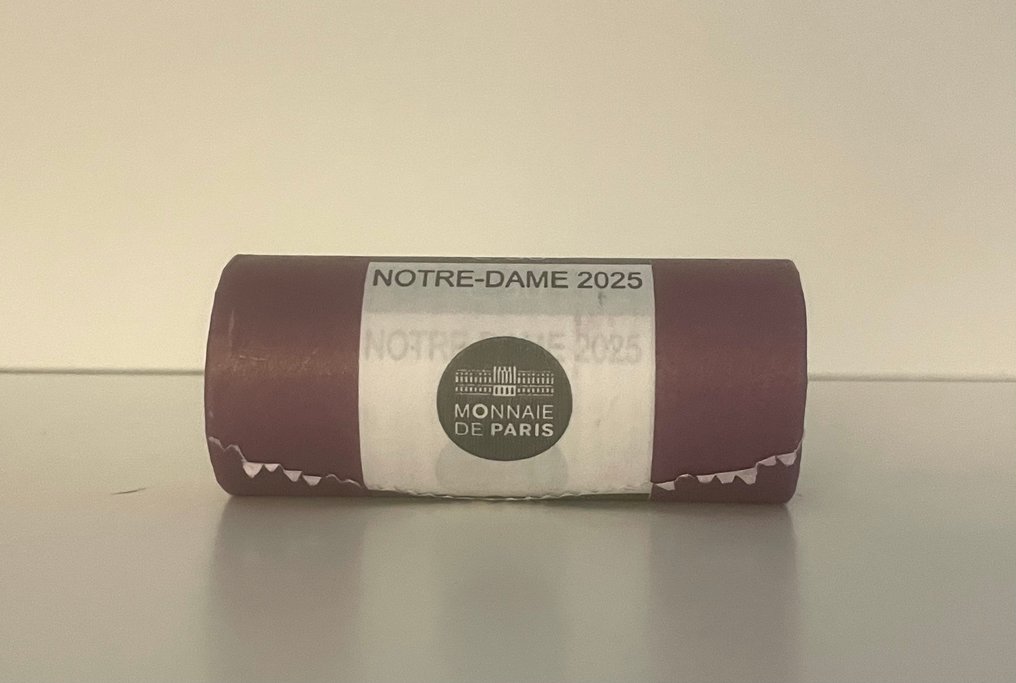 Γαλλία. 2 Euro 2025 "Notre Dame de Paris" (25 monete) in rotolino (χωρίς τιμή ασφαλείας) #3.2
