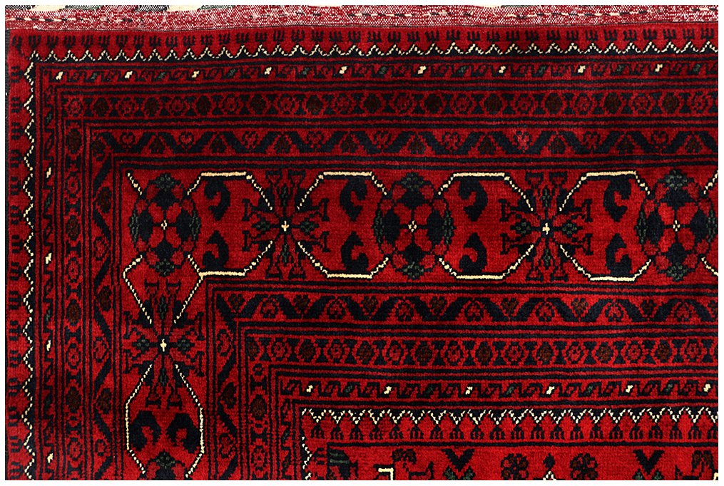 Afghan, New Hand-knotted khal Mohammadi rug Fine quality Authentic Red wool - Carpet - 300 cm - 200 cm - Traditional Handmade rug  #4.3