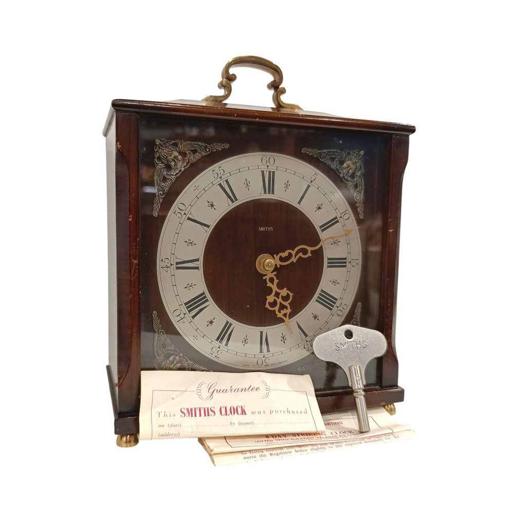 時鐘 - Smiths -   木, 黃銅 - 1950-1960 #1.0