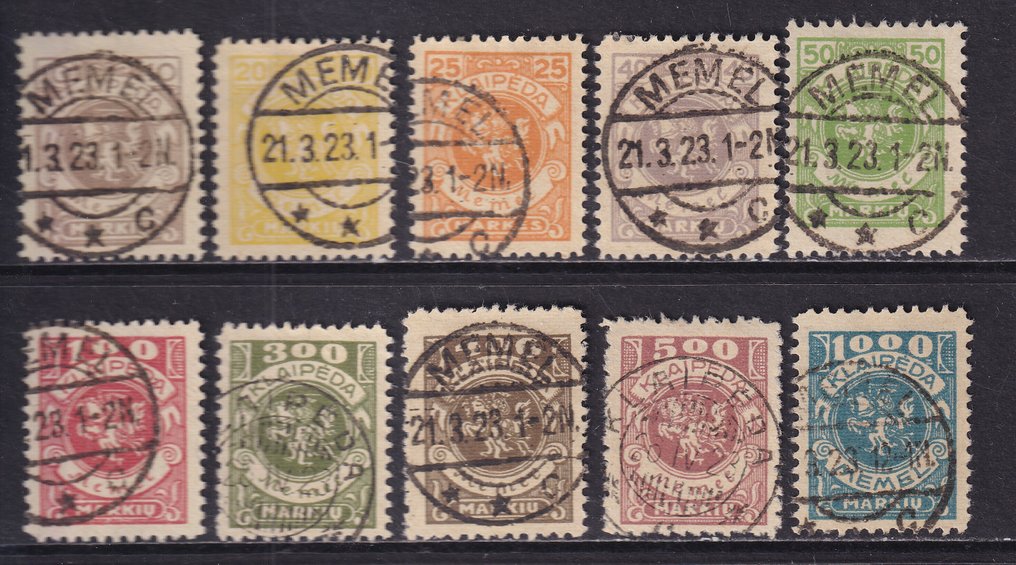 Κλάιπεντα 1923 - Ο ιππέας με το σήμα - ichel: 141/150 #1.0