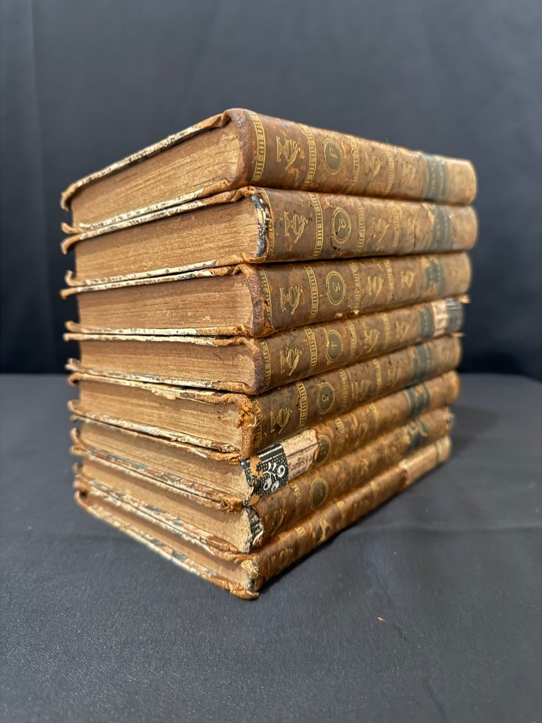 Montesquieu - Montesquieu - Œuvres Complètes | Édition Basle Decker 1799 | 8 tomes reliés veau marbré - 1799 #3.2