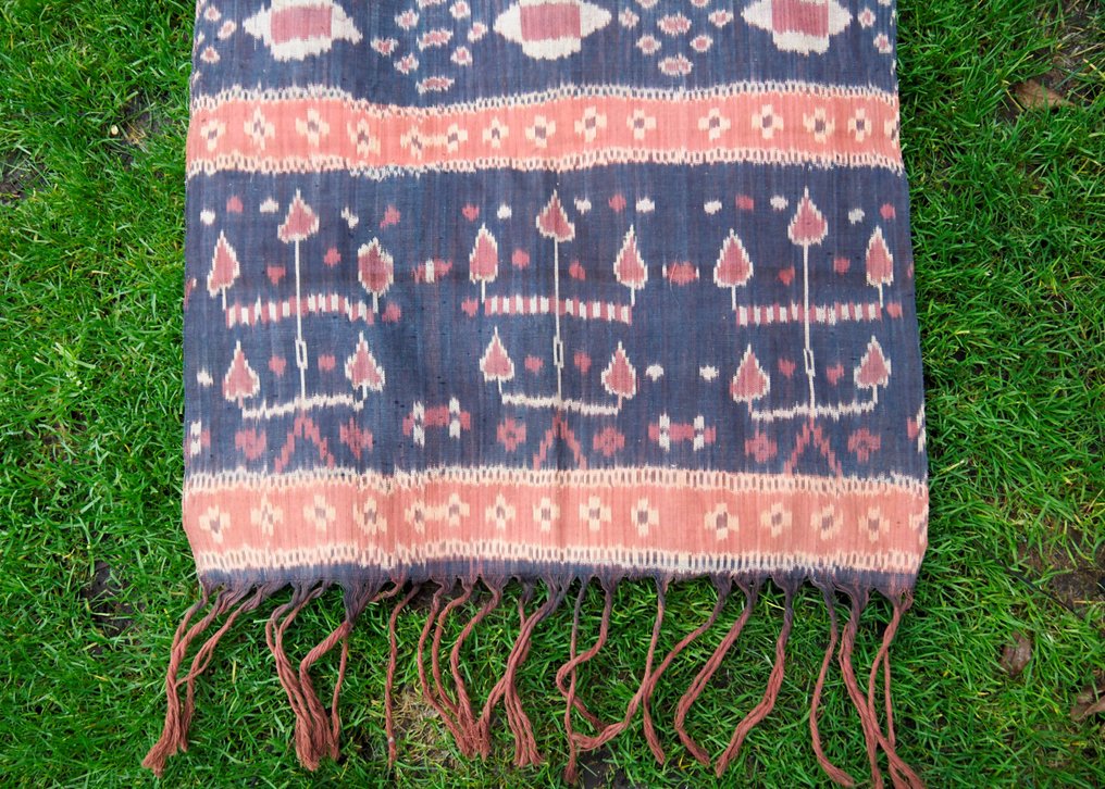 Υφασμένο Ikat Semba ύφασμα. - Oost Sumba Ινδονησία  (χωρίς τιμή ασφαλείας) #4.3