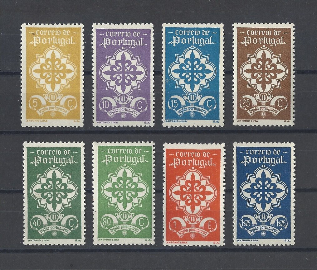 Πορτογαλία 1940 - Λεγεώνα Πορτογαλίας - Mundifil nº 583/90 #1.0