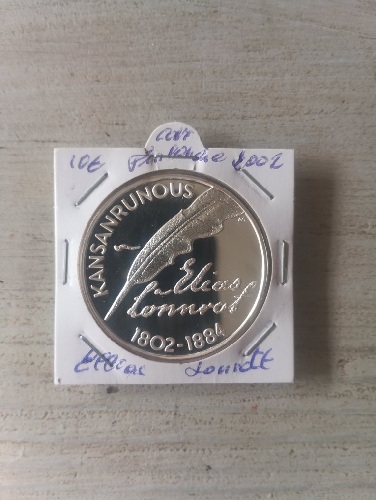 Φινλανδία. 10 Euro 2002 (2 monedas) Proof  (χωρίς τιμή ασφαλείας) #2.1