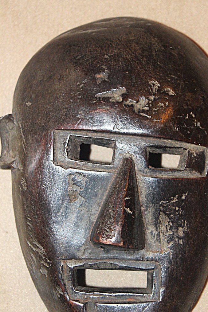 Mască șamanică din lemn. - Lemn - Nepal - Early 20th century #1.0