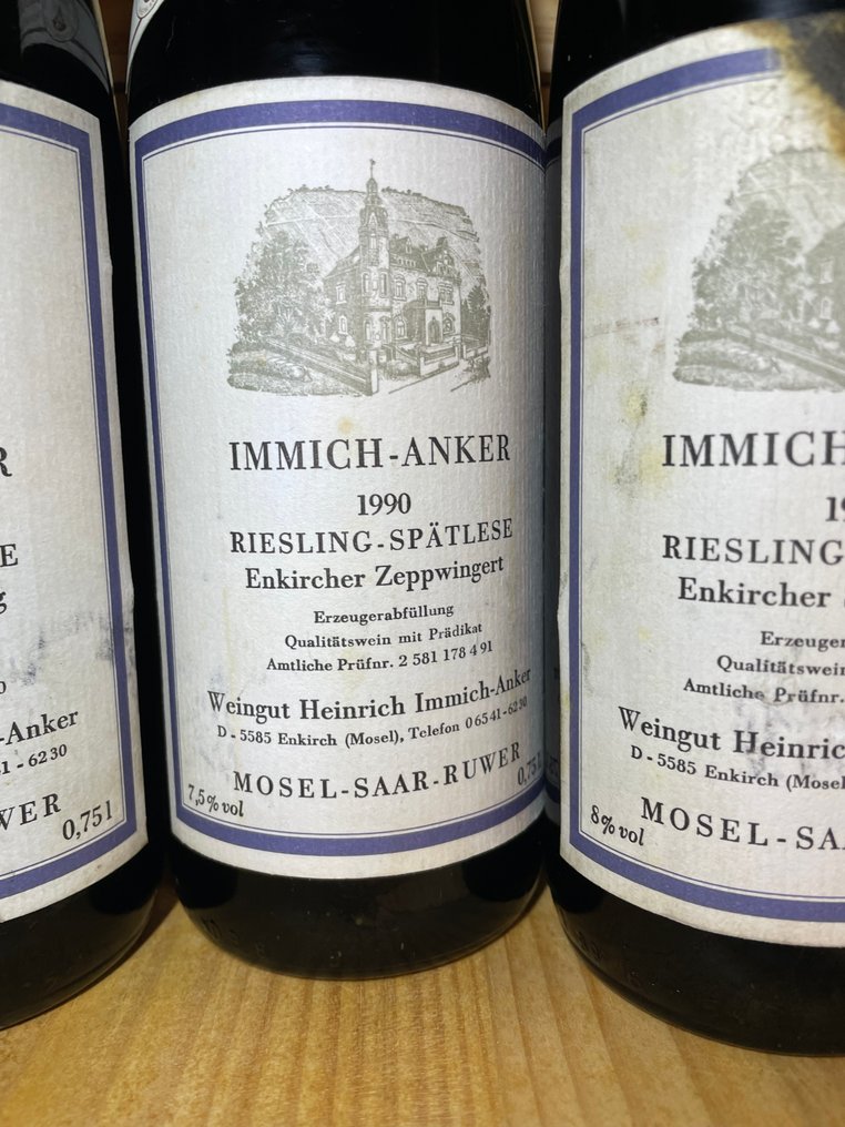 1989 Immich-Anker Riesling - Mosel Auslese, Spätlese - 5 Pullot (0.7 L) #4.3