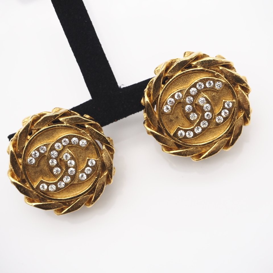 Chanel - Aranyozott - Drop fülbevaló #4.3