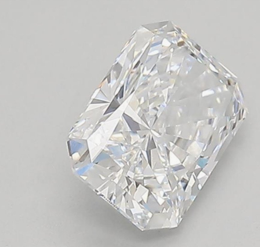 墜飾 - 14 克拉 白金 -  1.00ct. tw. 鉆石 (天然) #3.2