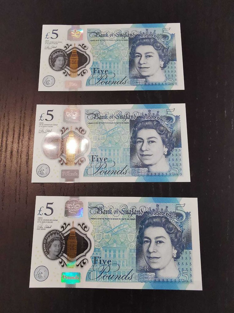 Marea Britanie. - 8 Banknotes - Various Dates (Fără preț de rezervă) #1.0