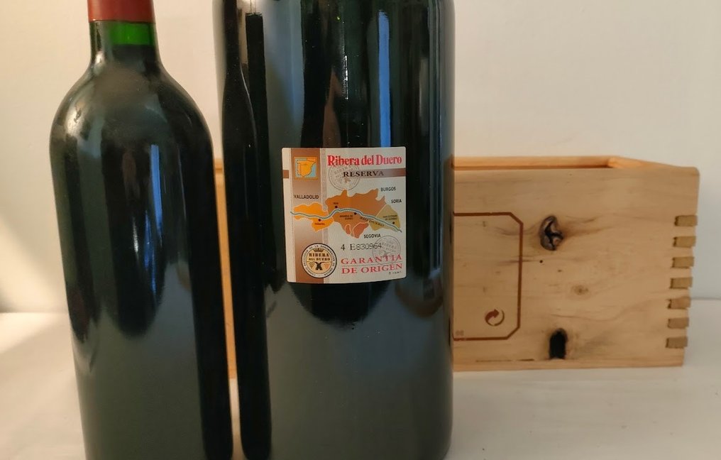 1997 Alejandro Fernandez, Tinto Pesquera Reserva Double Magnum & 1995 Hacienda Monasterio - Ribera del Duero - 2 Bottles (3.0L/0.75L) #2.1