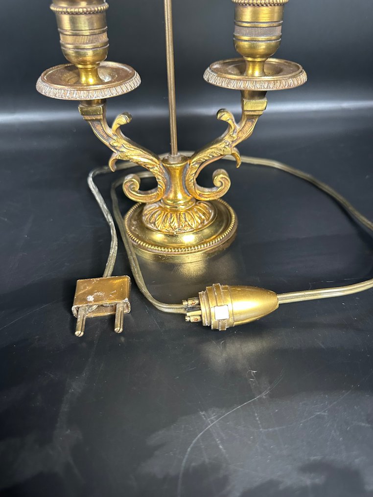 Bouilotte lamp - Brass, Bronze - Bronze Rocaille Lamp #3.2